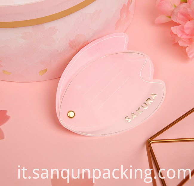 Piccola cartolina d'auguri rosa Small Pink Greeting Card